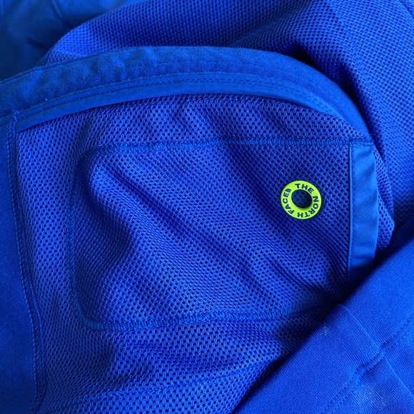 The North Face Womens Jacket Coat Blue Yellow Trim Large - Picture 7 of 8